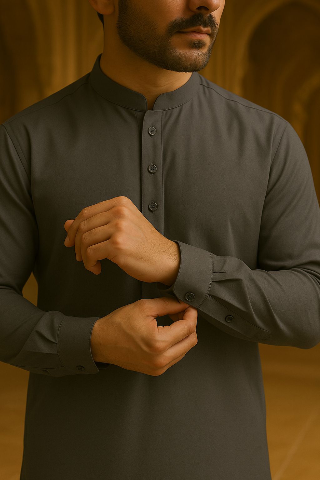 LuxeWear Elite Wash & Wear Suit Collection – Charcoal