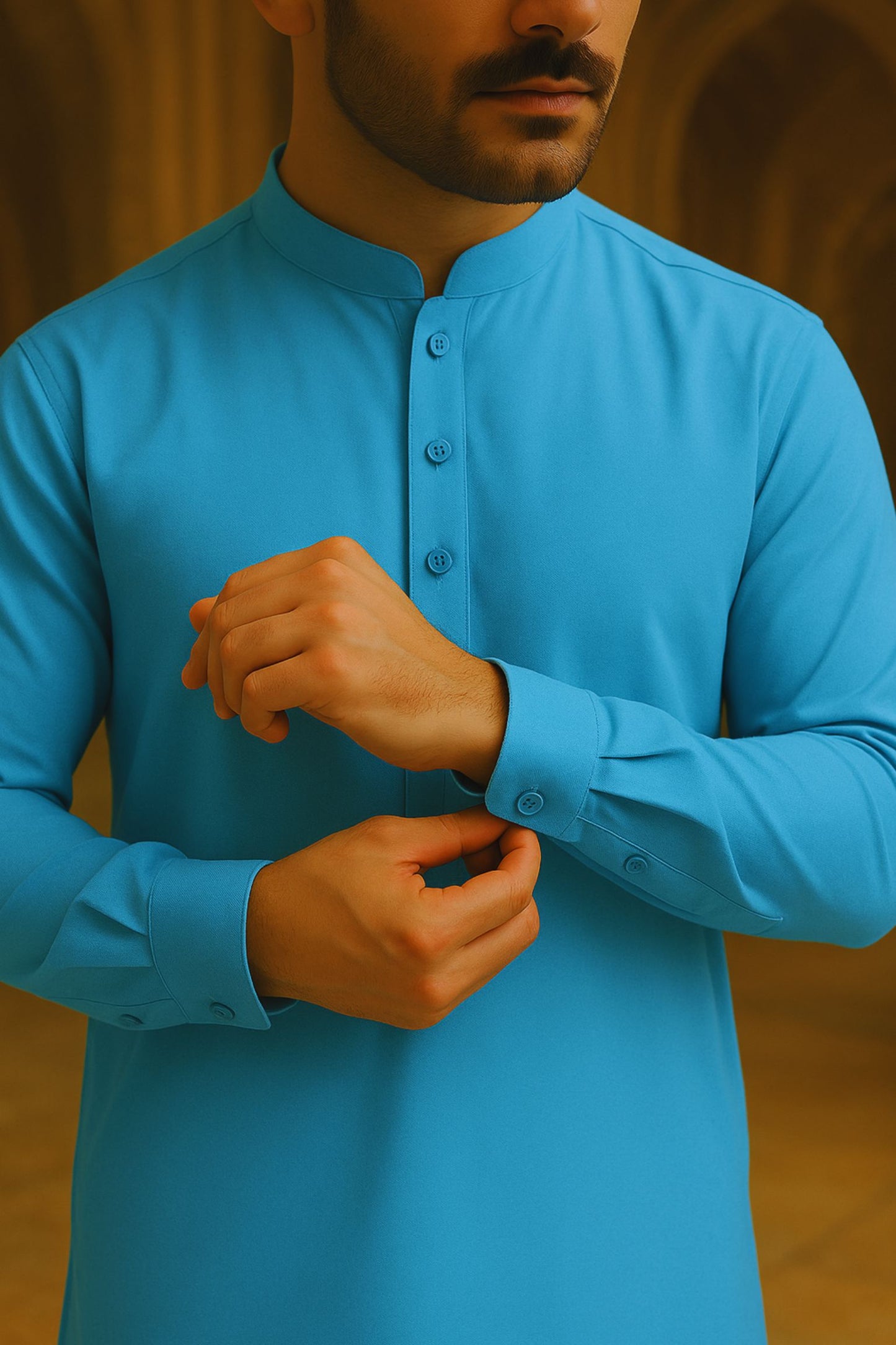 LuxeWear Elite Wash & Wear Suit Collection – Rich Blue
